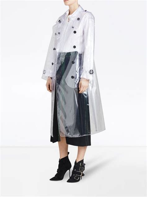 burberry clear plastic trench coat|burberry trench coats damen.